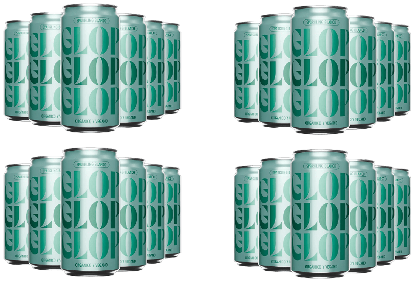 Aktionpaket 24 Glop White Sparkling Cataluña DO BIO 0,2 L Bio - Glop Wines