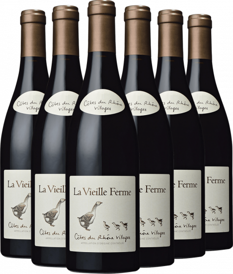 6er Paket La Vieille Ferme Côtes du Rhône Villages AOP - Famille Perrin