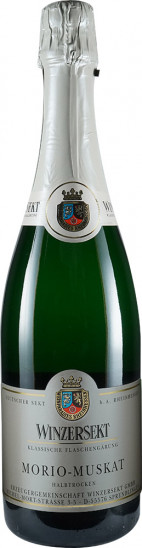 2018 Morio Muskat Sekt halbtrocken - Winzerhof Wolf-Holl