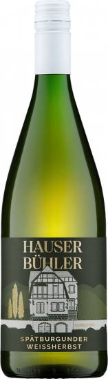 2024 Spätburgunder Weißherbst feinfruchtig feinherb 1,0 L - Weingut Hauser-Bühler