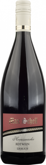 Hausmarke Rotwein lieblich 1,0 L - Weingut Max Schell