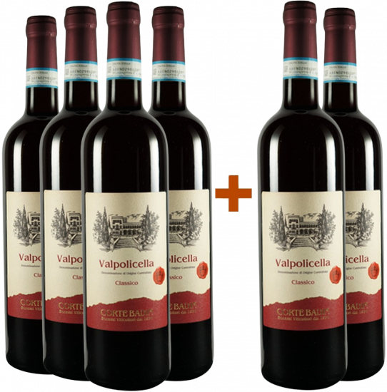4+2 Paket Valpolicella Classico DOC - Corte Badin