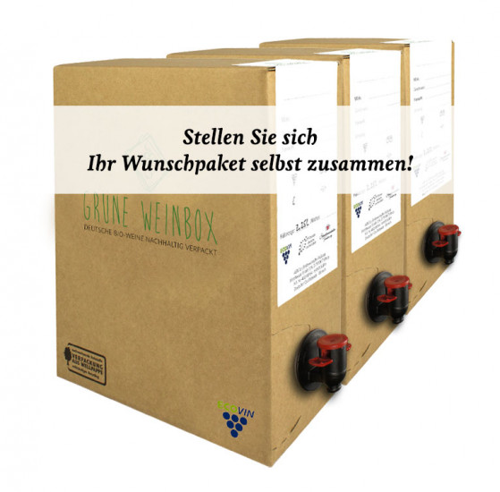 2016 Weißburgunder   2,25 L GRÜNE WEINBOX Weinschlauch trocken 2,25 L - 
