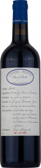 2018 Réserve de la Famille Rouge Sainte-Foy Bordeaux AOP trocken - Château Martet SCEA
