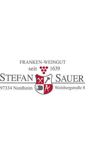 2021 Müller-Thurgau Nordheimer Vögelein Quälitätswein feinherb 1,0 L - Weingut Stefan Sauer