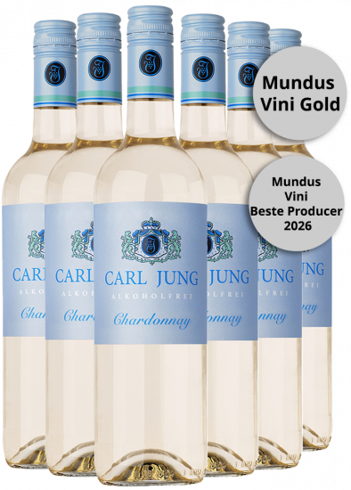 Chardonnay Entalkoholisierter Wein (6 Flaschen) - Carl Jung