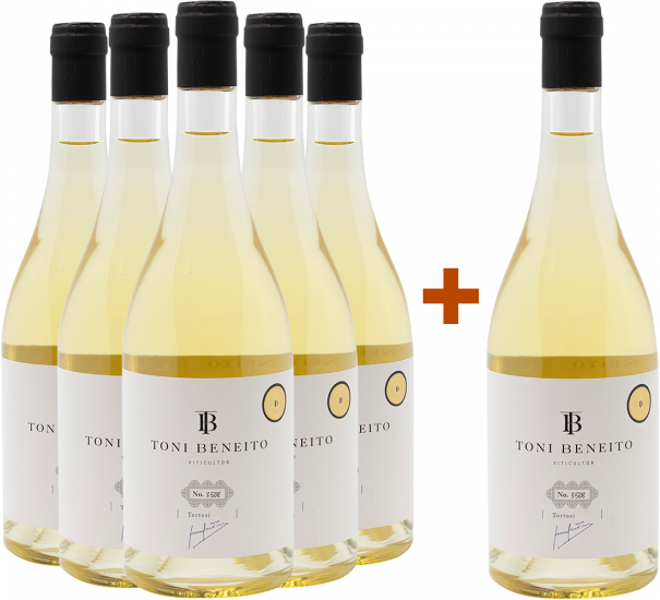 Aktionspaket 5+1 Toni Beneito Tortosí Blanco Valencia DO - Bodega Toni Beneito
