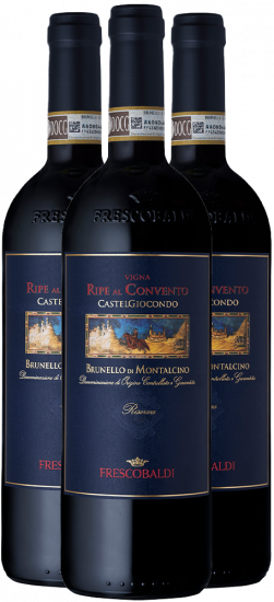 3er Paket CastelGiocondo Ripe al Convento Brunello di Montalcino DOCG - Frescobaldi