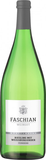 2024 Riesling mit Weissburgunder feinherb 1,0 L - Weingut Karsten Faschian