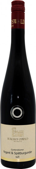 2024 Spätburgunder & Regent Rotwein süß - Weingut Burghof Oswald