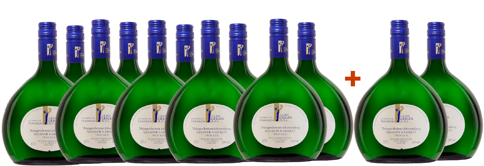 10+2 Silvaner Kabinett Paket - Weingut Gebr. Geiger jun. 