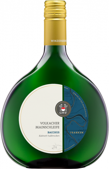 2024 Volkacher Mainschleife Bacchus Kabinett halbtrocken - Winzergemeinschaft Franken eG