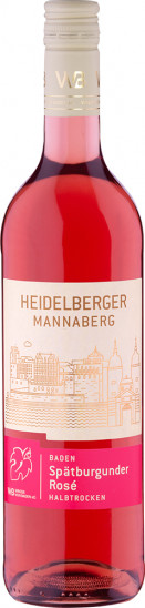 2020 Spätburgunder Rosé Heidelberger Mannaberg halbtrocken - Winzer von Baden