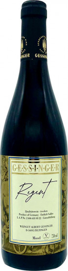 2021 Regent Rotwein trocken - Weingut Gessinger