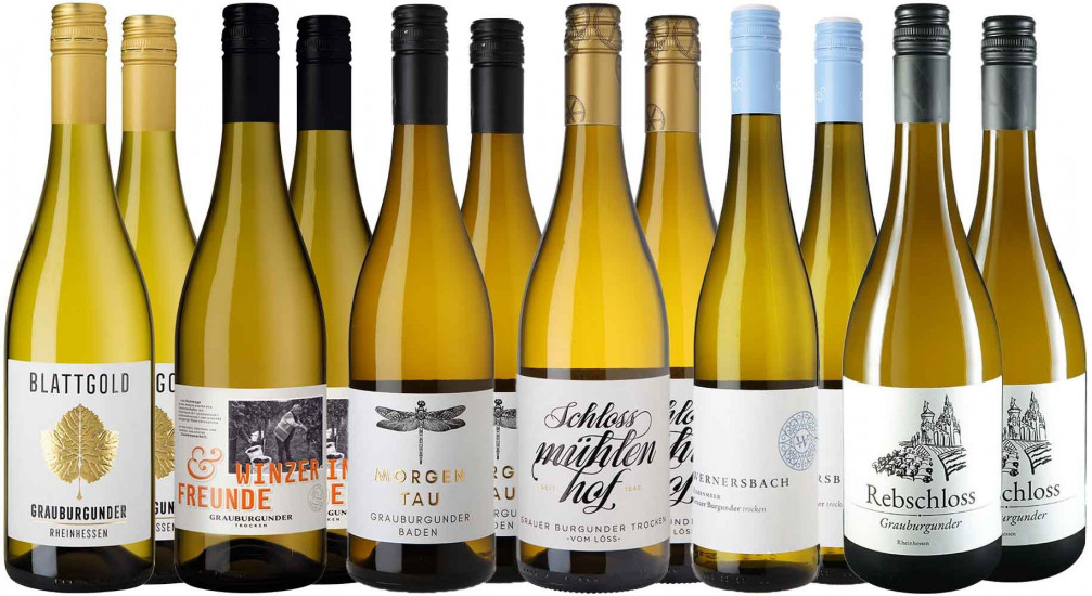 Großes Grauburgunder Entdecker-Paket 