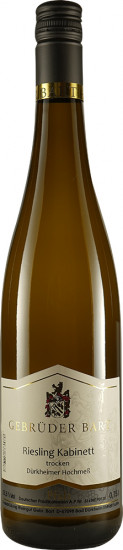 2019 Dürkheimer Hochmess Riesling Kabinett trocken - Weingut Gebrüder Bart