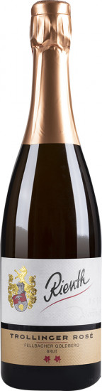 2019 Fellbacher Goldberg Trollinger Rosé** brut - Weingut Rienth