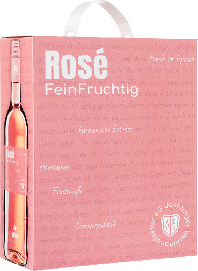 2024 Jechtinger FeinFruchtig Rosé feinherb 3,0 L - Jechtinger Weinmanufaktur eG