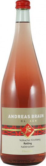 2025 Volkacher Kirchberg Rotling halbtrocken 1,0 L - Weingut Andreas Braun
