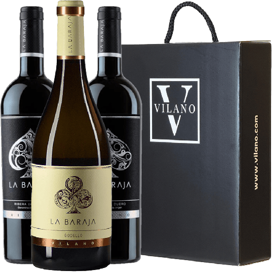 Pack degustación La Baraja (+caja de regalo) - Bodegas Vilano