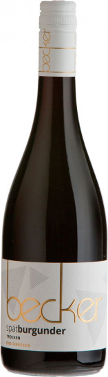2016 Spätburgunder trocken - Weingut Becker