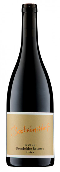2020 Gundheim Dornfelder Réserve trocken - Weingut Boxheimerhof