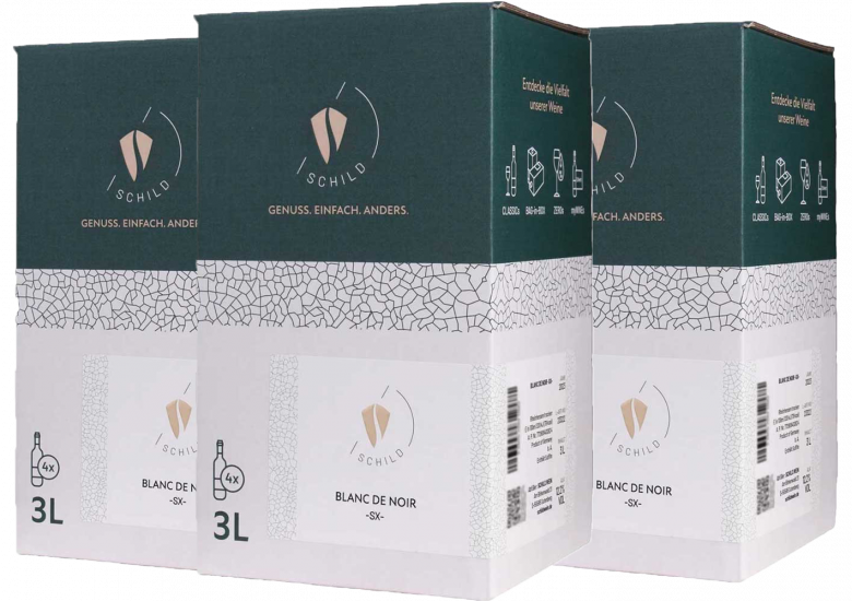 Bag-in-Box (BiB)-Paket Blanc de Noir SX trocken - SCHILD.WEIN