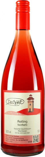 2020 (Rose´) Rotling halbtrocken 1,0 L - Familienweingut Dechent