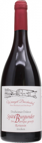 2019 Spätburgunder Barrique trocken - Weingut Bacchushof