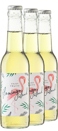 3x Flamingo Island Weinschorle 0,275L - Weinbiet Manufaktur 