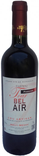 2020 Cuvée Passion Haut Médoc AOP - Château Tour Bel Air