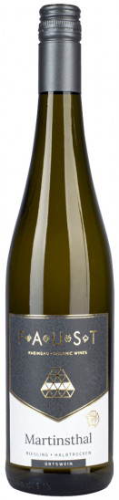 2024 Martinsthaler Riesling halbtrocken Bio - Weingut Faust