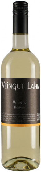 2015 Würzer Kabinett lieblich - Weingut Leo Lahm
