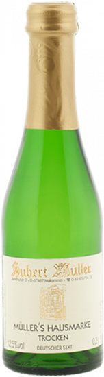 Müller´s Hausmarke Sekt trocken 0,2 L - Weingut Hubert Müller