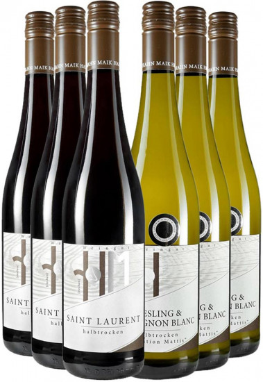 Kennenlernpaket halbtrocken - Weingut Maik Hahn