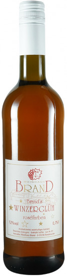 Brand's Winzerglüh´ roséfarben edelsüß - Weinhaus Brand
