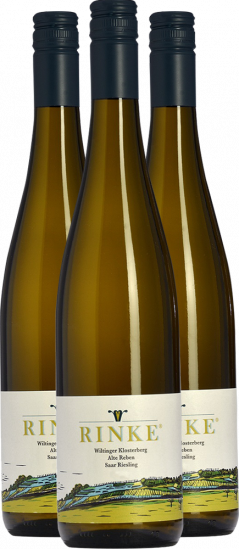 3er Bündel Wiltinger Klosterberg Saar Riesling Alte Reben feinherb - Weingut Rinke
