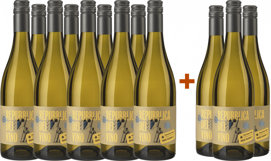 9+3 Paket 2024 Repubblica del Vino Passerina Marche IGP - Cantina Villa Pigna