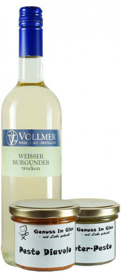 Vollmer Wein & Pesto-Paket