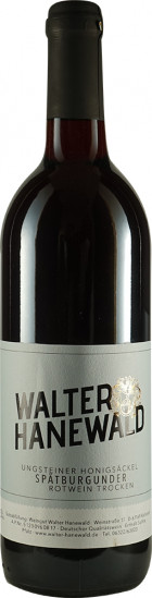 2015 Ungsteiner Honigsäckel Spätburgunder trocken - Weingut Walter Hanewald