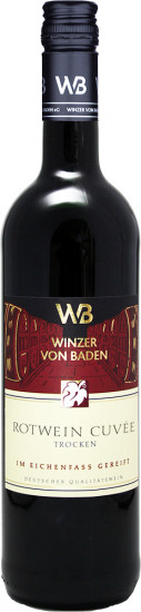 2018 Rotwein Cuvée Im Eichenfass gereift trocken - Winzer von Baden