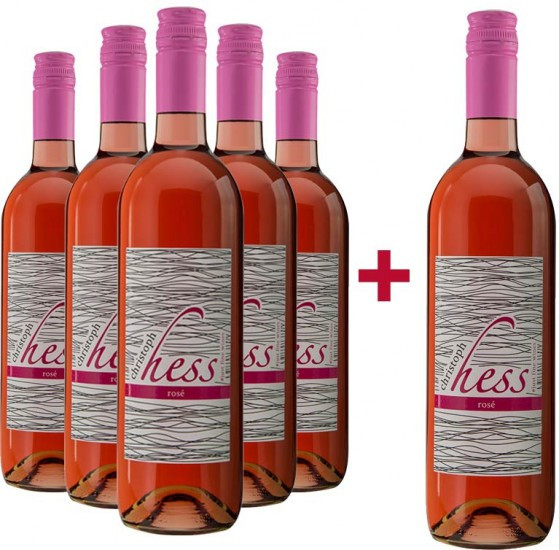 5+1 Paket Rosé trocken - Weingut Christoph Hess
