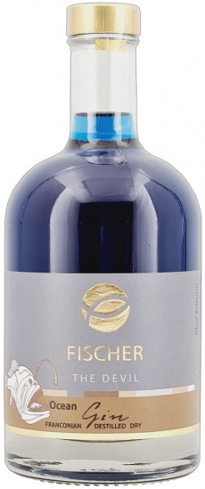 Gin Ocean Franconian Destilled Dry (Blauer Gin) 0,5 L - Weingut Fischer