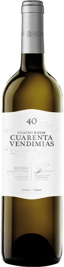 2023 Cuatro Rayas 40 Vendimias Verdejo Rueda DO trocken - Cuatro Rayas