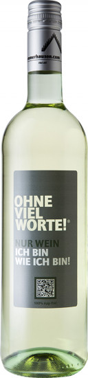 2019 Ohne viel Worte! Nur Wein – ich bin wie ich bin! Weißweincuvée trocken - Weingut Schloss Sommerhausen