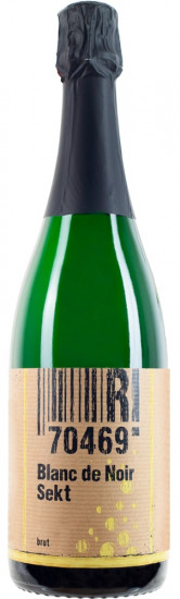 2022 Blanc de Noirs , traditionelle Gärung, handgerüttelt, Winzersekt brut - Weingut 70469R!