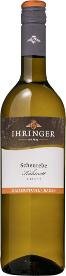 2023 Ihringer Scheurebe Kabinett lieblich - Kaiserstühler Winzergenossenschaft Ihringen