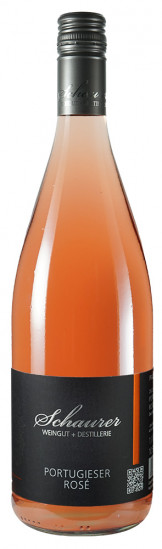 2023 Portugieser Rosé Weißherbst lieblich 1,0 L - Weingut Schaurer