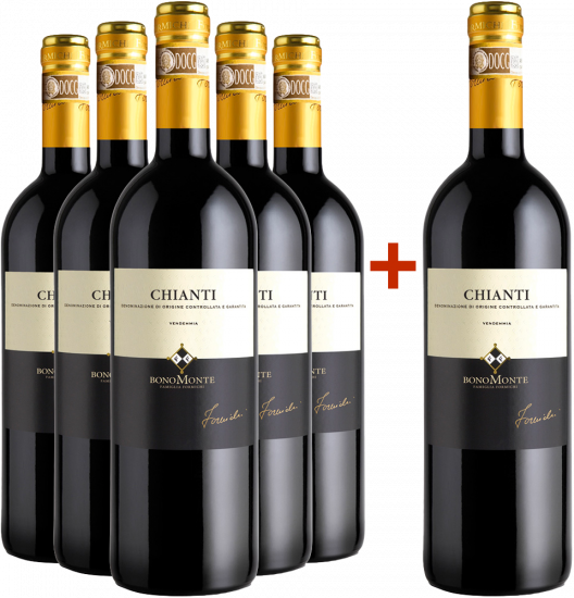 5+1 Paket Chianti DOCG - Bonomonte