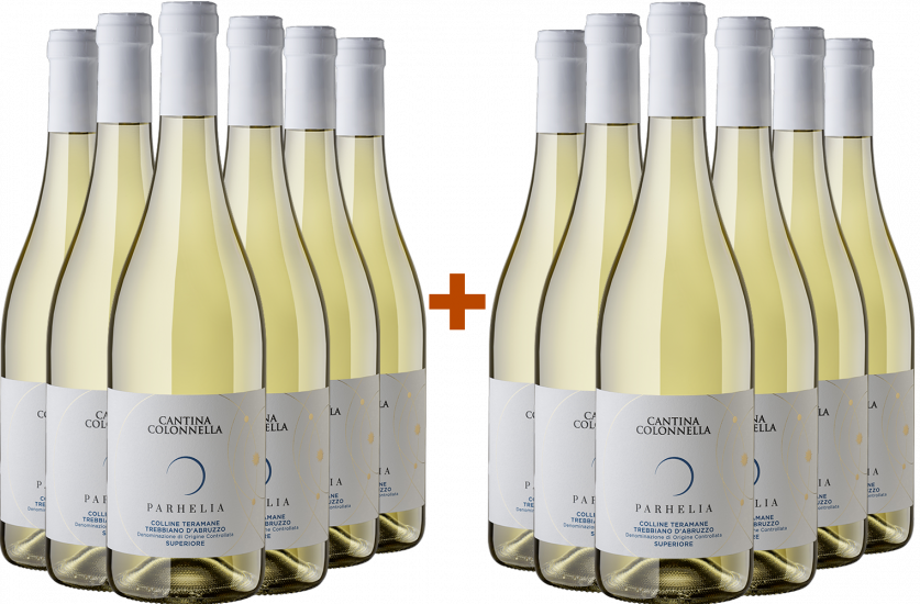 6+6 Paket Parhelia Colline Teramane Trebbiano D'Abruzzo Superiore DOC - Cantina Colonnella